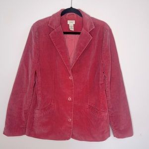 L.L. Bean Red Corduroy Jacket